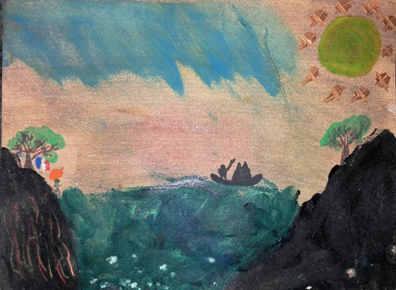 Abstract painting: Goodbye to that Thing